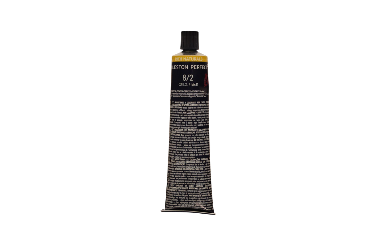 Wella Professionals, Koleston Perfect Me+, Permanent hårfarve, 8/2 Mat lys blond, 60 ml *Tester
