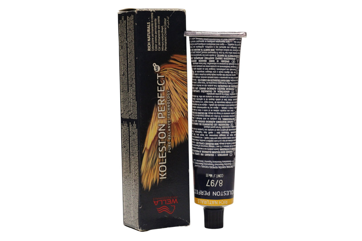 Wella Professionals Koleston Perfect Me+ Permanent hårfarve 8/97 Lys blond kastanje perle 60 ml Tester