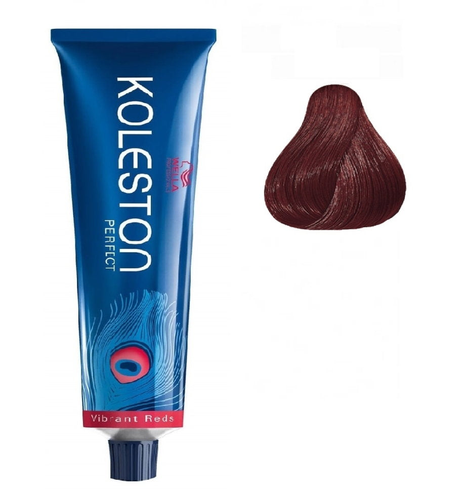 Wella Professionals, Koleston Perfect, Permanent Hair Dye, 55/55 Light Brown Intensive Mahogany Intensive, 60 ml