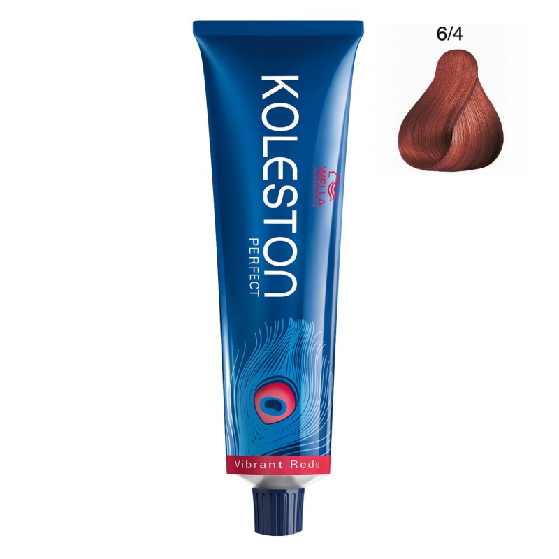 Wella Professionals, Koleston Perfect, Permanent Hair Dye, 6/4 Dark Blonde Red, 60 ml