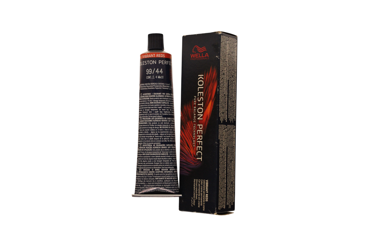 Wella Professionals Koleston Perfect Permanent hårfarve 99/44 Klar blond dyb rød intens 60 ml Tester