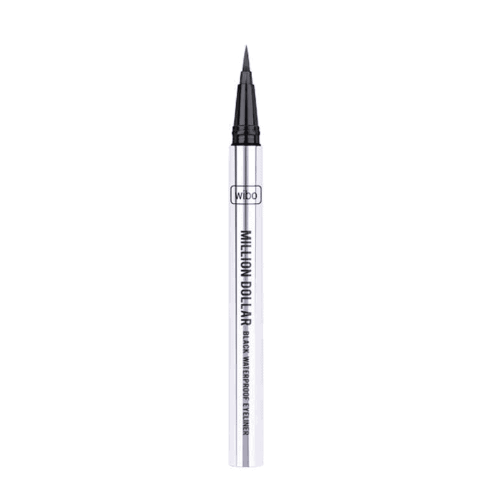 Wibo, Million Dollar, Waterproof, Felt-Tip, Liquid Eyeliner, 1, Black, 0.8 g