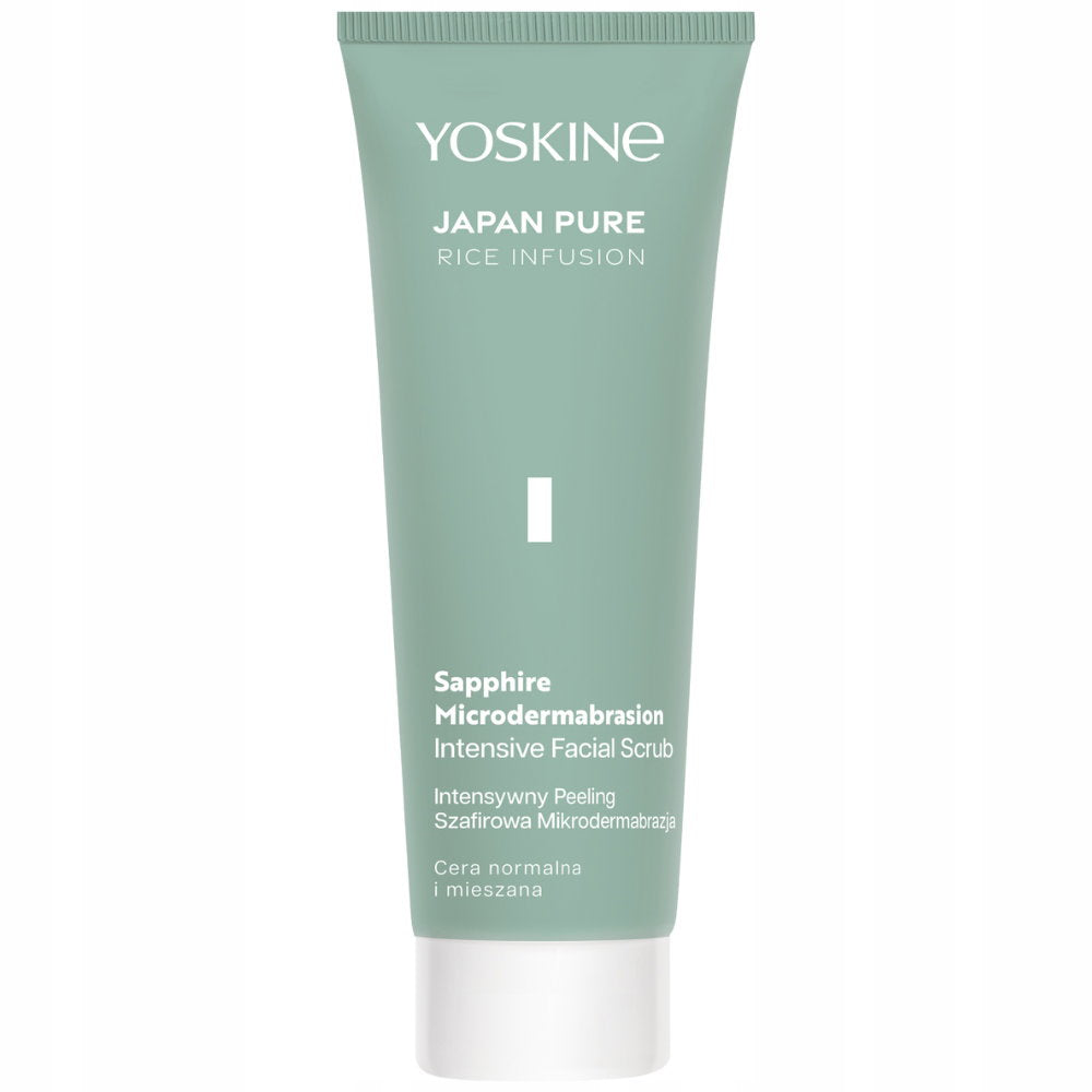 Yoskine, Japan Pure, Sapphire Microdermabrasion, Exfoliating, Cleansing Scrub, Face, 75 ml