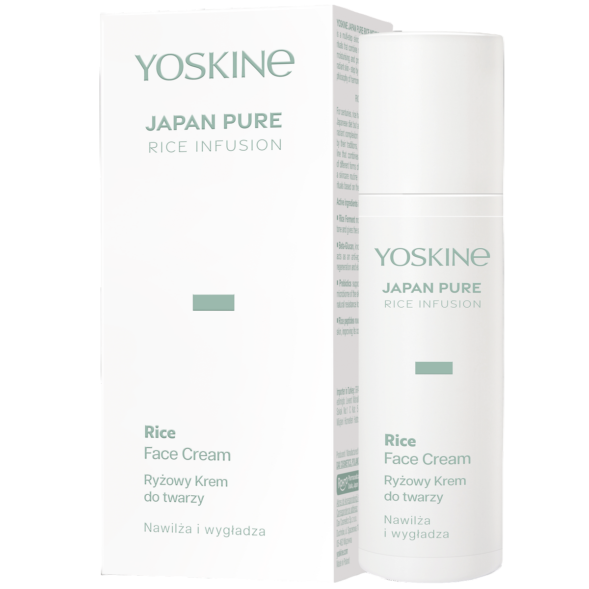 Yoskine, Japan Pure, Rice Infusion, Intense Hydration, Cream, Face, 50 ml
