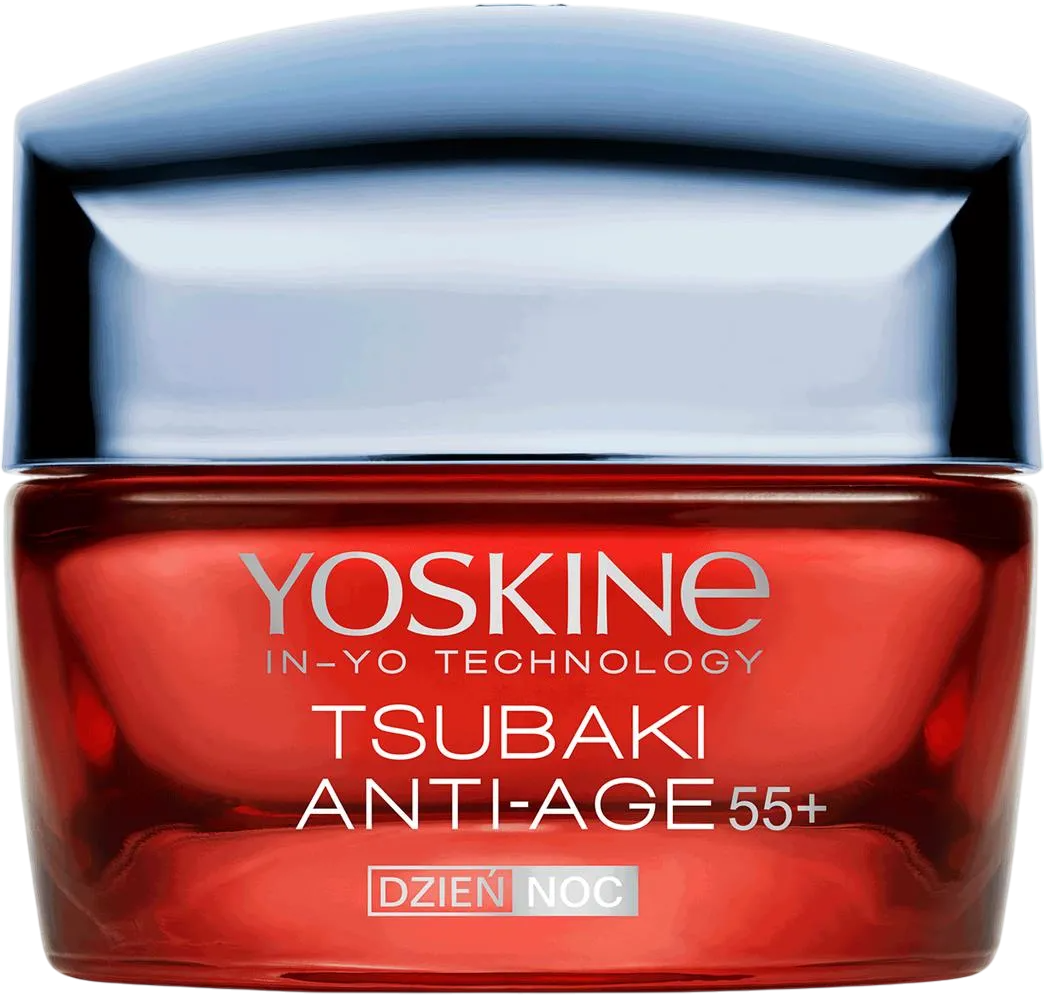 Yoskine, Tsubaki 55+, Anti-Aging, Day & Night, Cream, Face, 50 ml