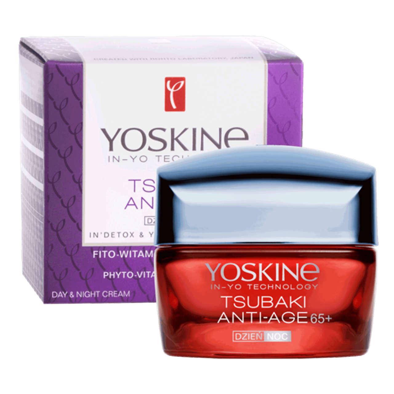 Yoskine, Tsubaki 65+, Anti-Aging, Day & Night, Cream, Face, 50 ml