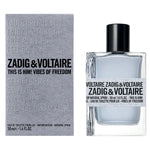Zadig & Voltaire, This Is Him! Vibes Of Freedom, Eau De Toilette, For Men, 50 ml